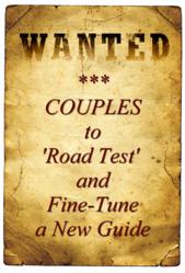 Couples Wanted to Road Test and Fine-Tune a New Guide